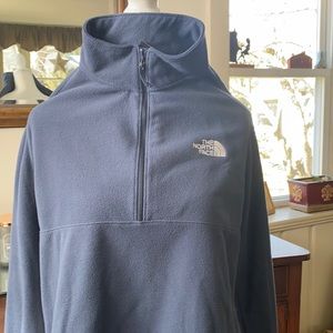 Men’s fleece North Face 1/4 zip